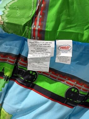 Thomas & Friends Blue, Green & Red Train Bedding Panel
